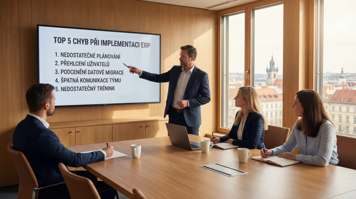 Top 5 nejčastějších chyb u implementace ERP systému