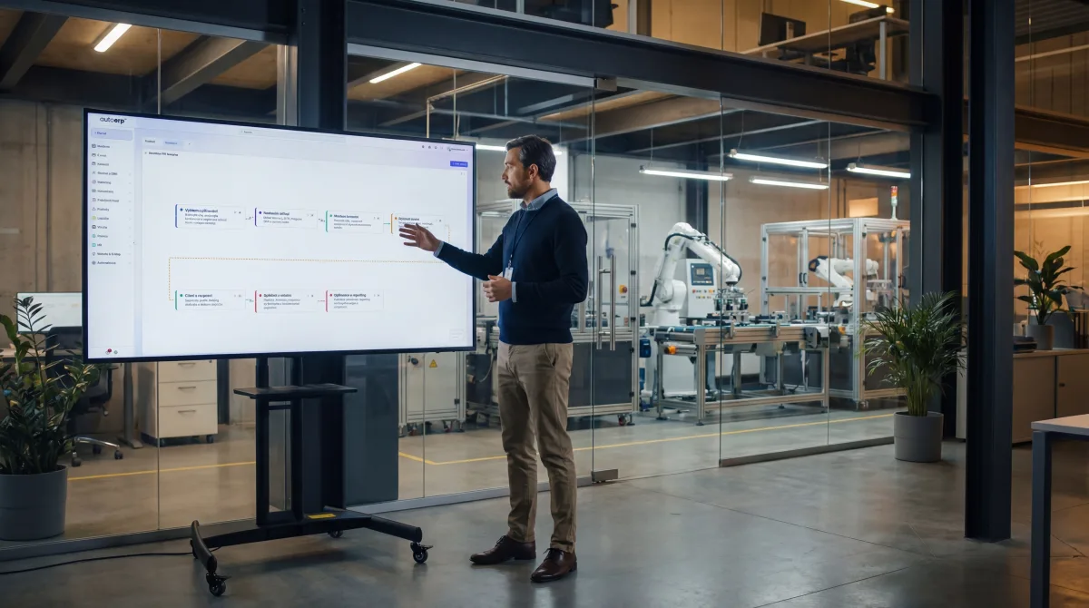 Systém na řízení výrobně technologické firmy s desítkami workflows