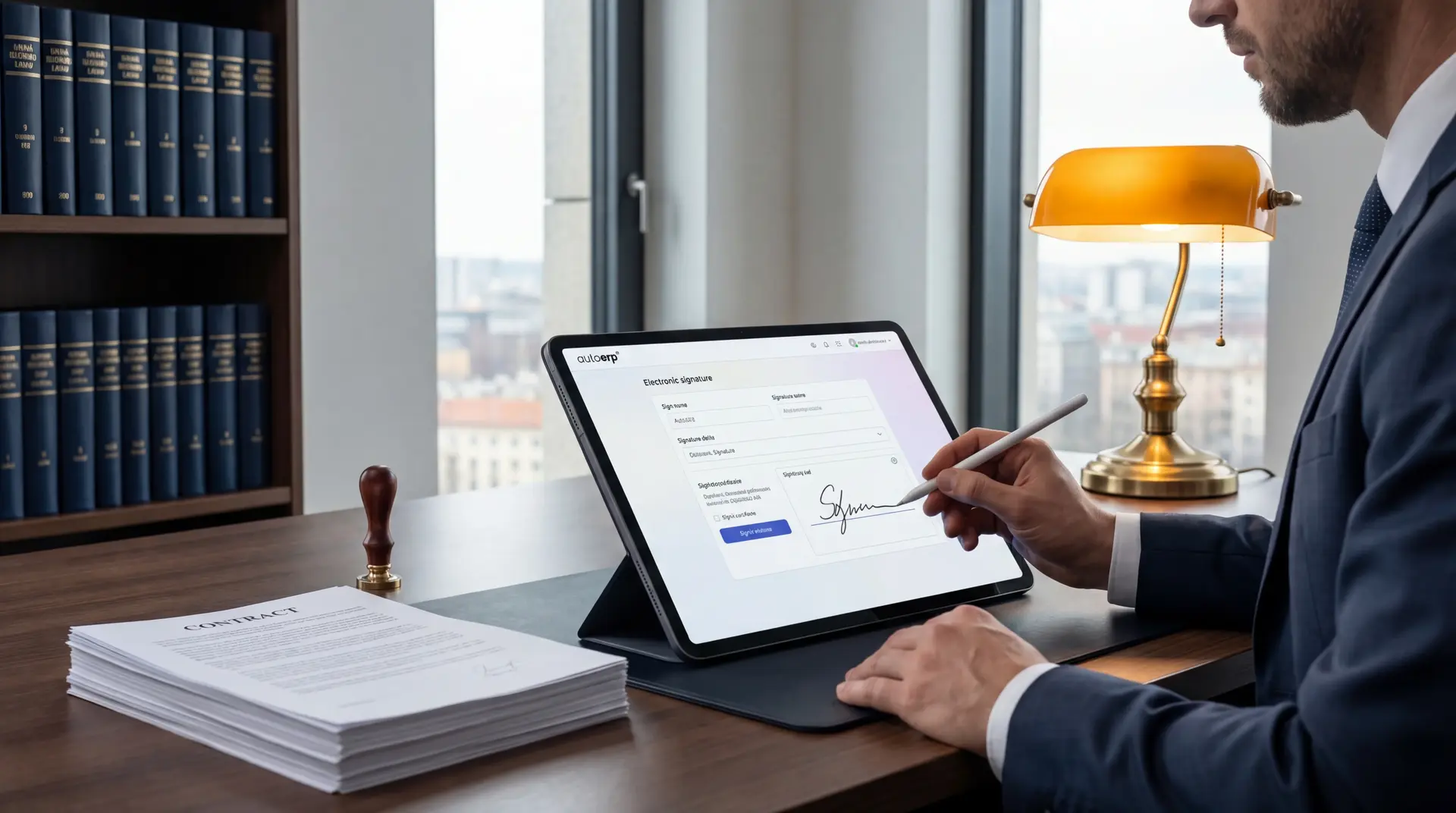 AutoERP - Elektronické podepisování