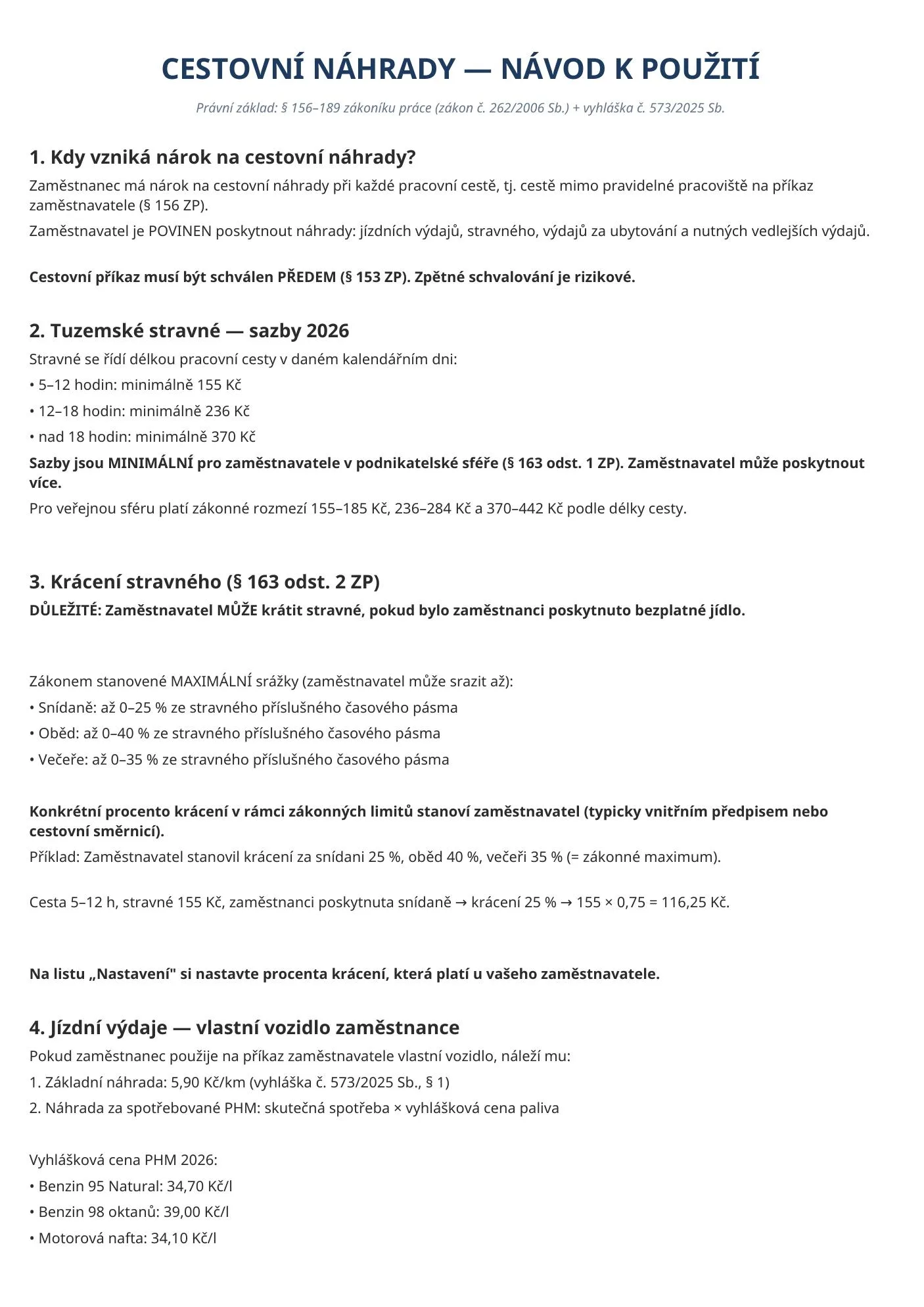 Excel kalkulačka — kompatibilní s LibreOffice i Google Sheets